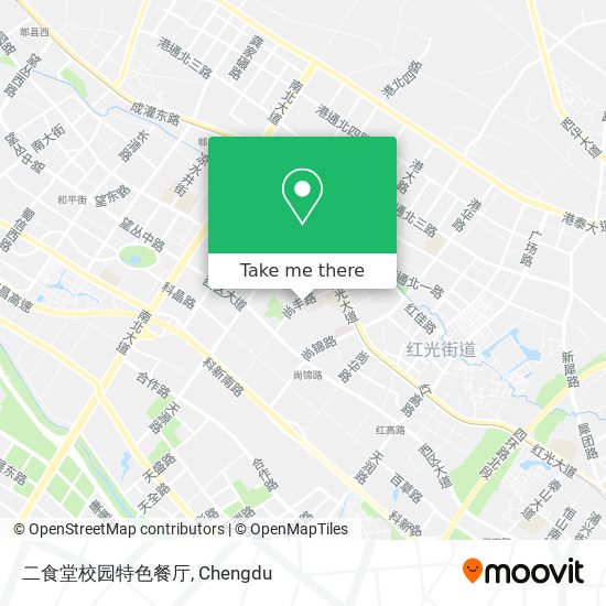 二食堂校园特色餐厅 map