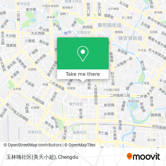 玉林嗨社区(美天小超) map