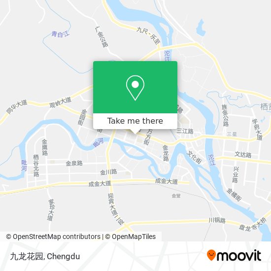 九龙花园 map