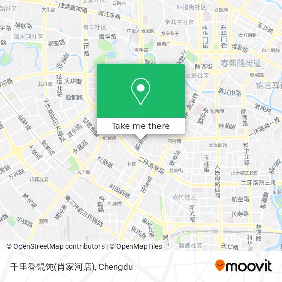 千里香馄饨(肖家河店) map