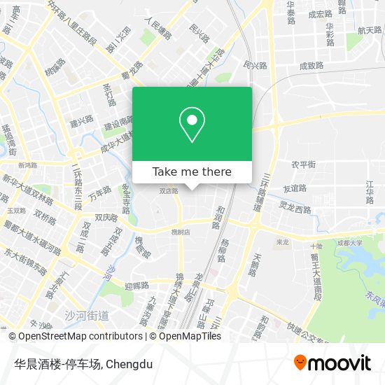 华晨酒楼-停车场 map