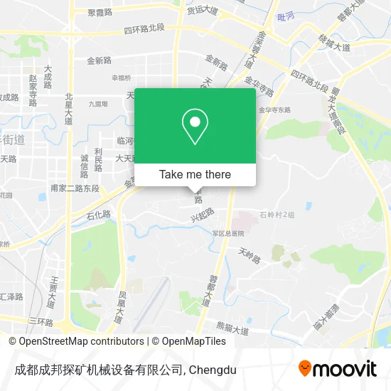 成都成邦探矿机械设备有限公司 map