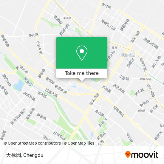 天禄园 map