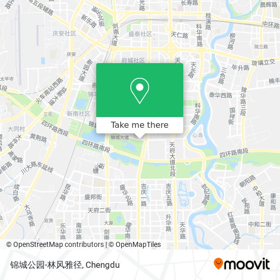 锦城公园-林风雅径 map