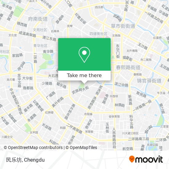 民乐坊 map