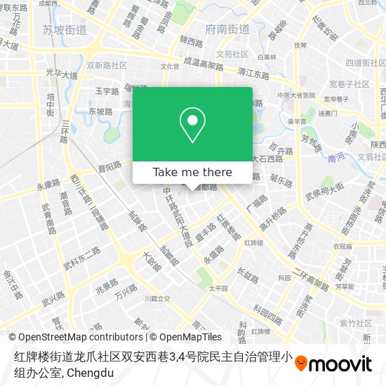 红牌楼街道龙爪社区双安西巷3,4号院民主自治管理小组办公室 map