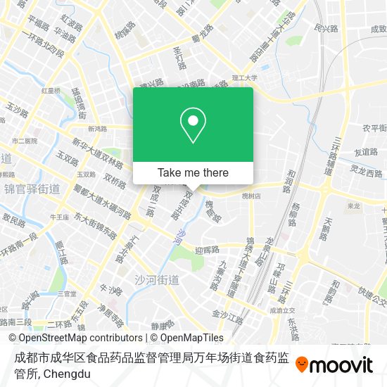 成都市成华区食品药品监督管理局万年场街道食药监管所 map