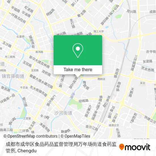 成都市成华区食品药品监督管理局万年场街道食药监管所 map