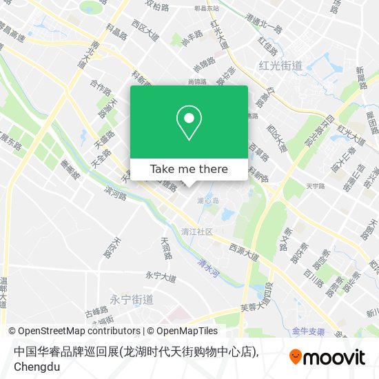 中国华睿品牌巡回展(龙湖时代天街购物中心店) map