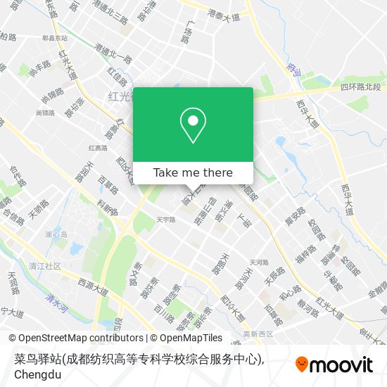 菜鸟驿站(成都纺织高等专科学校综合服务中心) map