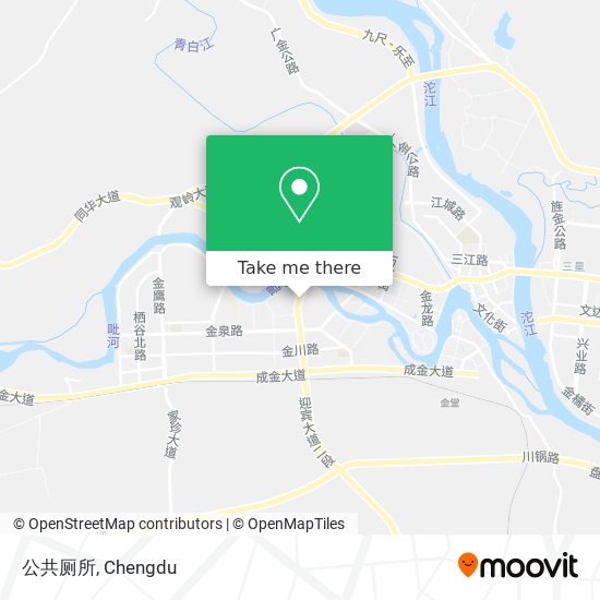 公共厕所 map