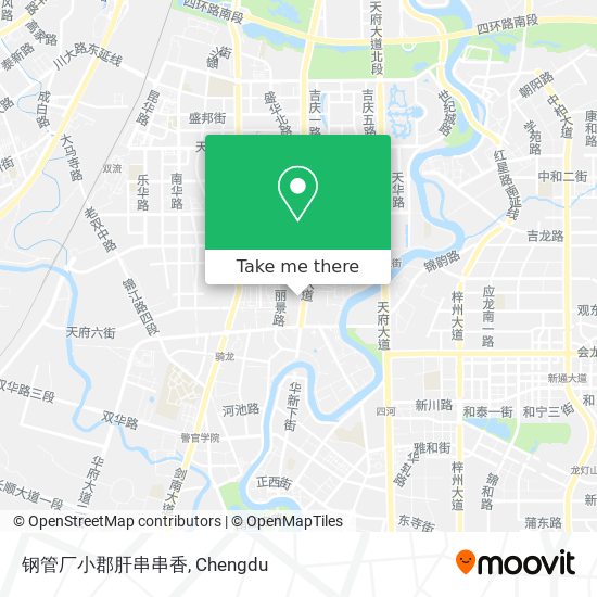 钢管厂小郡肝串串香 map
