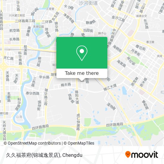 久久福茶府(锦城逸景店) map