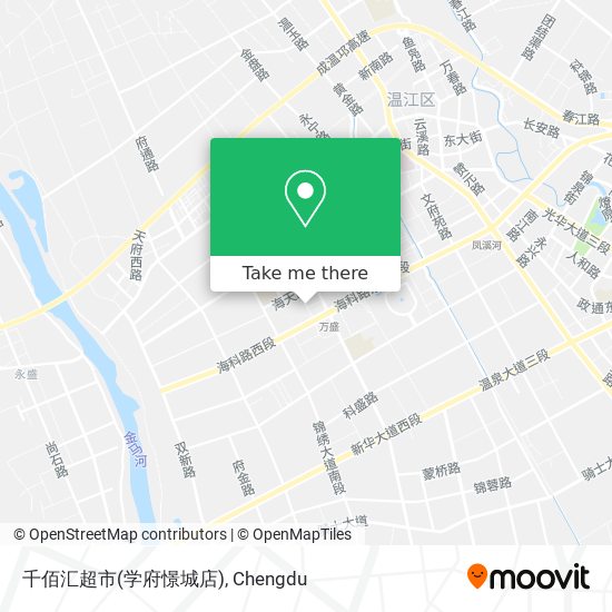 千佰汇超市(学府憬城店) map