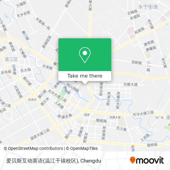 爱贝斯互动英语(温江千禧校区) map