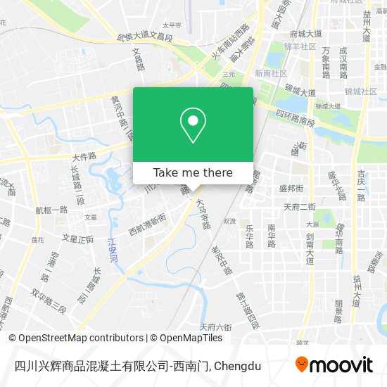 四川兴辉商品混凝土有限公司-西南门 map