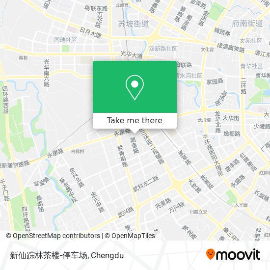 新仙踪林茶楼-停车场 map