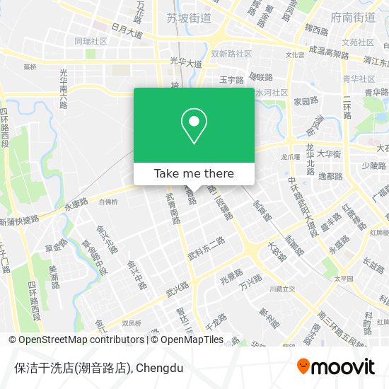 保洁干洗店(潮音路店) map