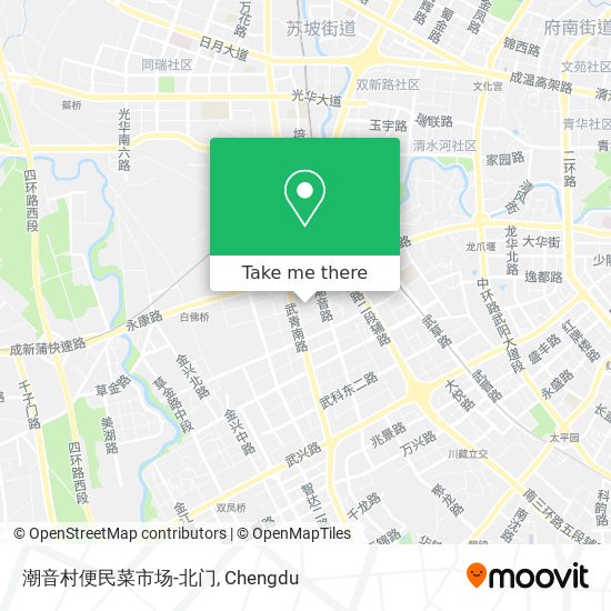 潮音村便民菜市场-北门 map