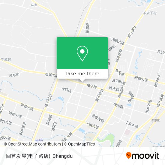 回首发屋(电子路店) map