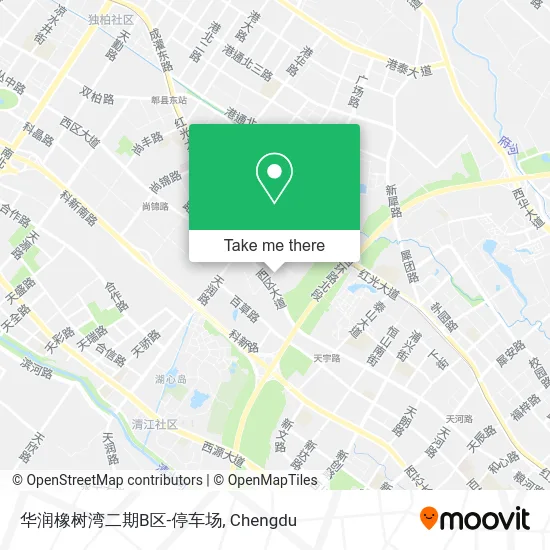 华润橡树湾二期B区-停车场 map