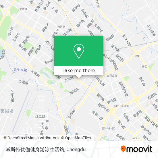 威斯特优伽健身游泳生活馆 map