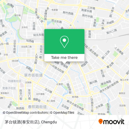 茅台镇酒(泰安街店) map