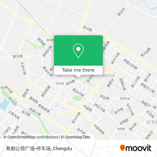 蜀都公馆广场-停车场 map