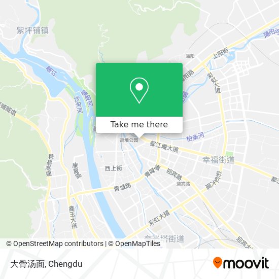 大骨汤面 map