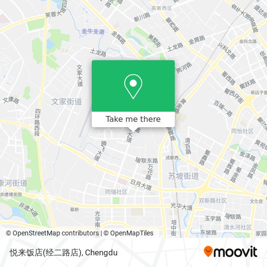 悦来饭店(经二路店) map