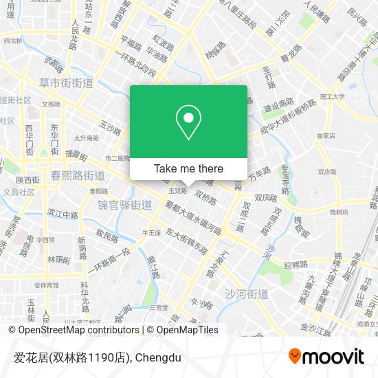 爱花居(双林路1190店) map
