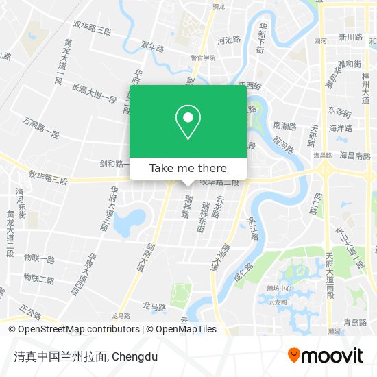 清真中国兰州拉面 map