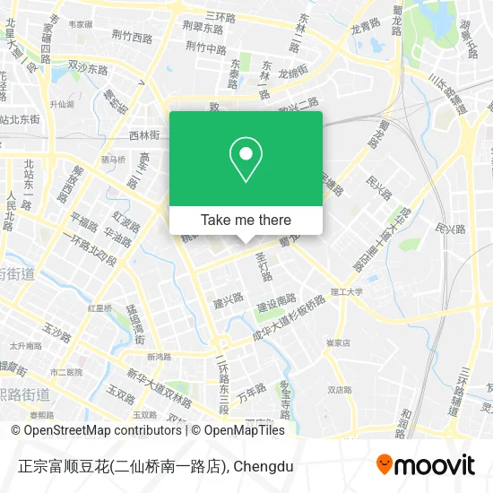 正宗富顺豆花(二仙桥南一路店) map