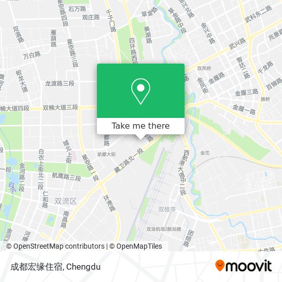 成都宏缘住宿 map