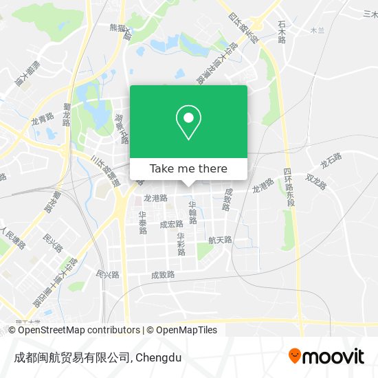 成都闽航贸易有限公司 map