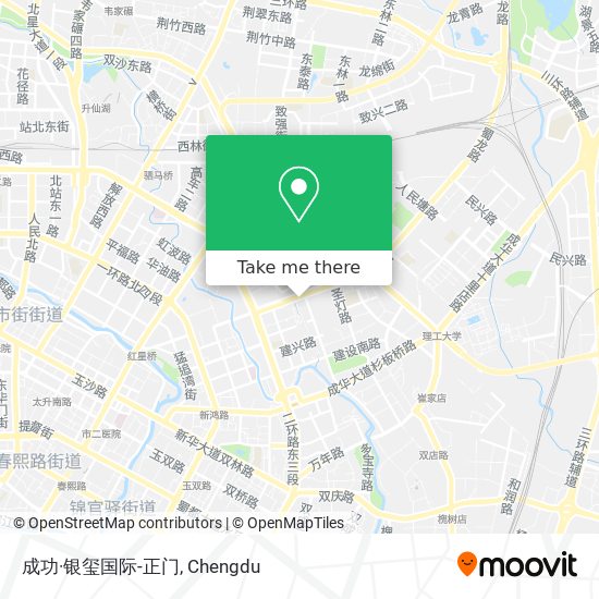 成功·银玺国际-正门 map