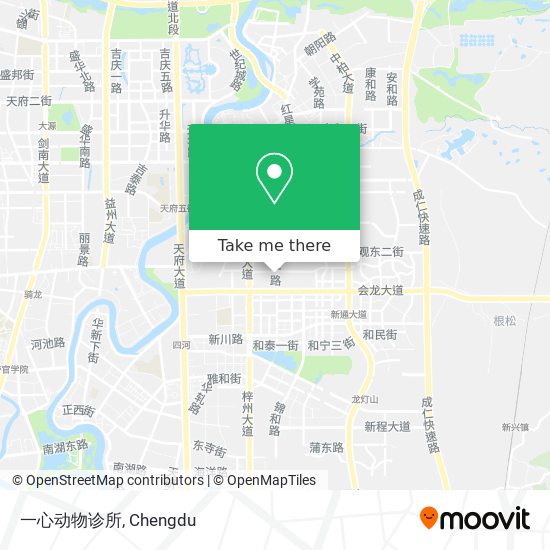 一心动物诊所 map