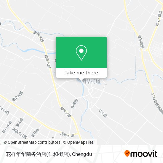 花样年华商务酒店(仁和街店) map