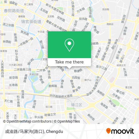 成渝路/马家沟(路口) map