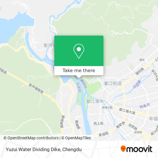 Yuzui Water Dividing Dike map