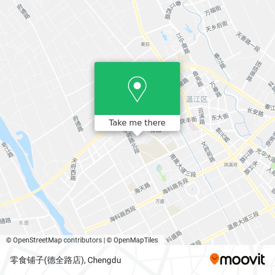零食铺子(德全路店) map