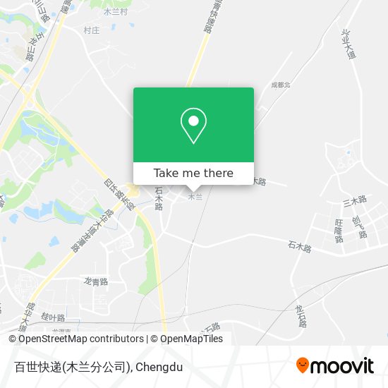 百世快递(木兰分公司) map