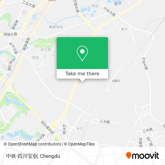 中铁·四川宝创 map