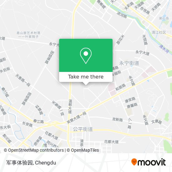 军事体验园 map