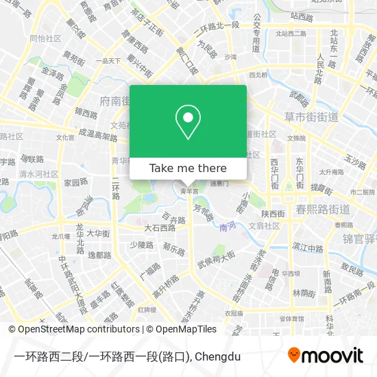 一环路西二段/一环路西一段(路口) map
