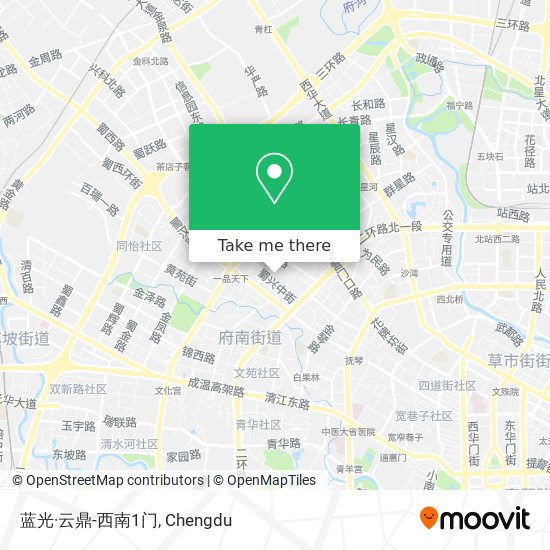 蓝光·云鼎-西南1门 map