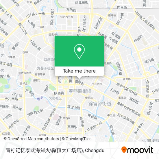 青柠记忆泰式海鲜火锅(恒大广场店) map