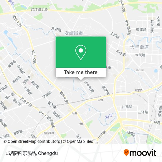 成都宇博冻品 map