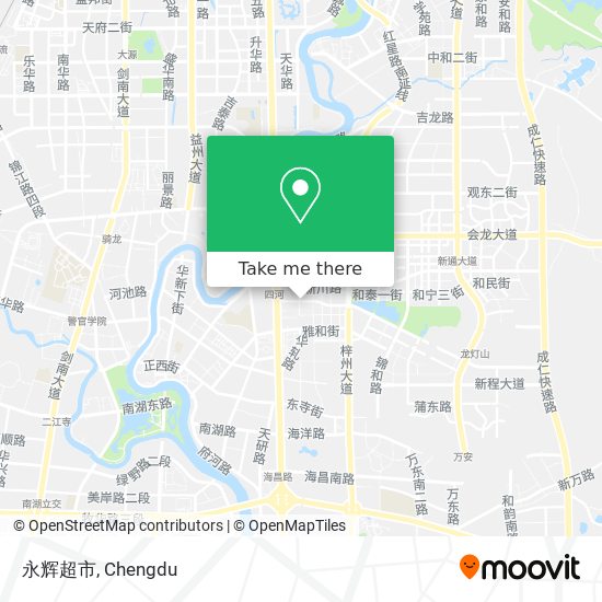 永辉超市 map