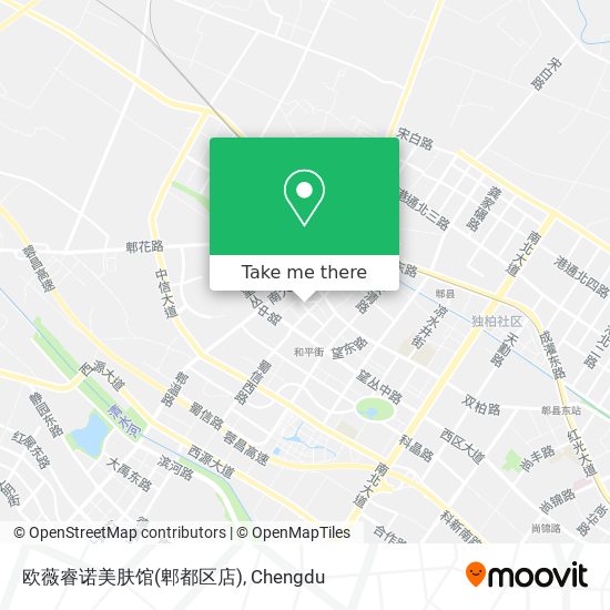 欧薇睿诺美肤馆(郫都区店) map